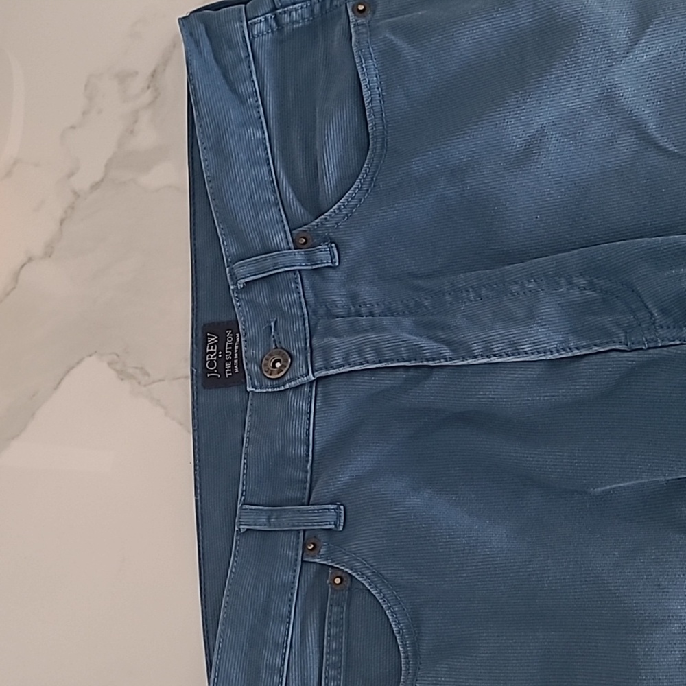 J. Crew Sutton 5 pocket slim fit pants, blue, 30 x 32